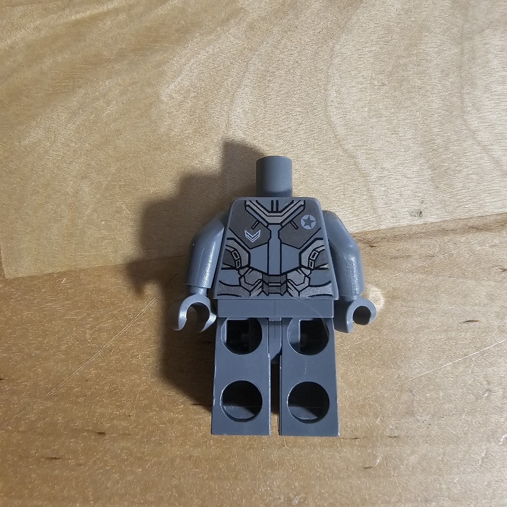 LEGO Super Heroes War Machine (SH066) Minifigure Body (76006) B-19 - Picture 2 of 2
